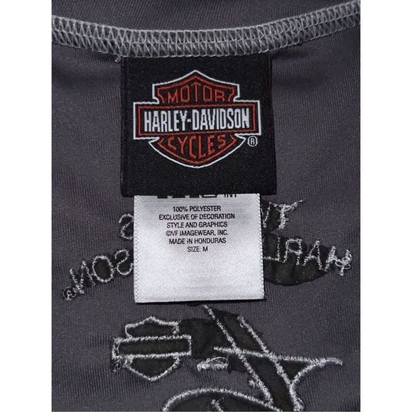 Harley-Davidson Jersey Gray Stretch Twin Cities Mn Size M - Picture 5 of 5